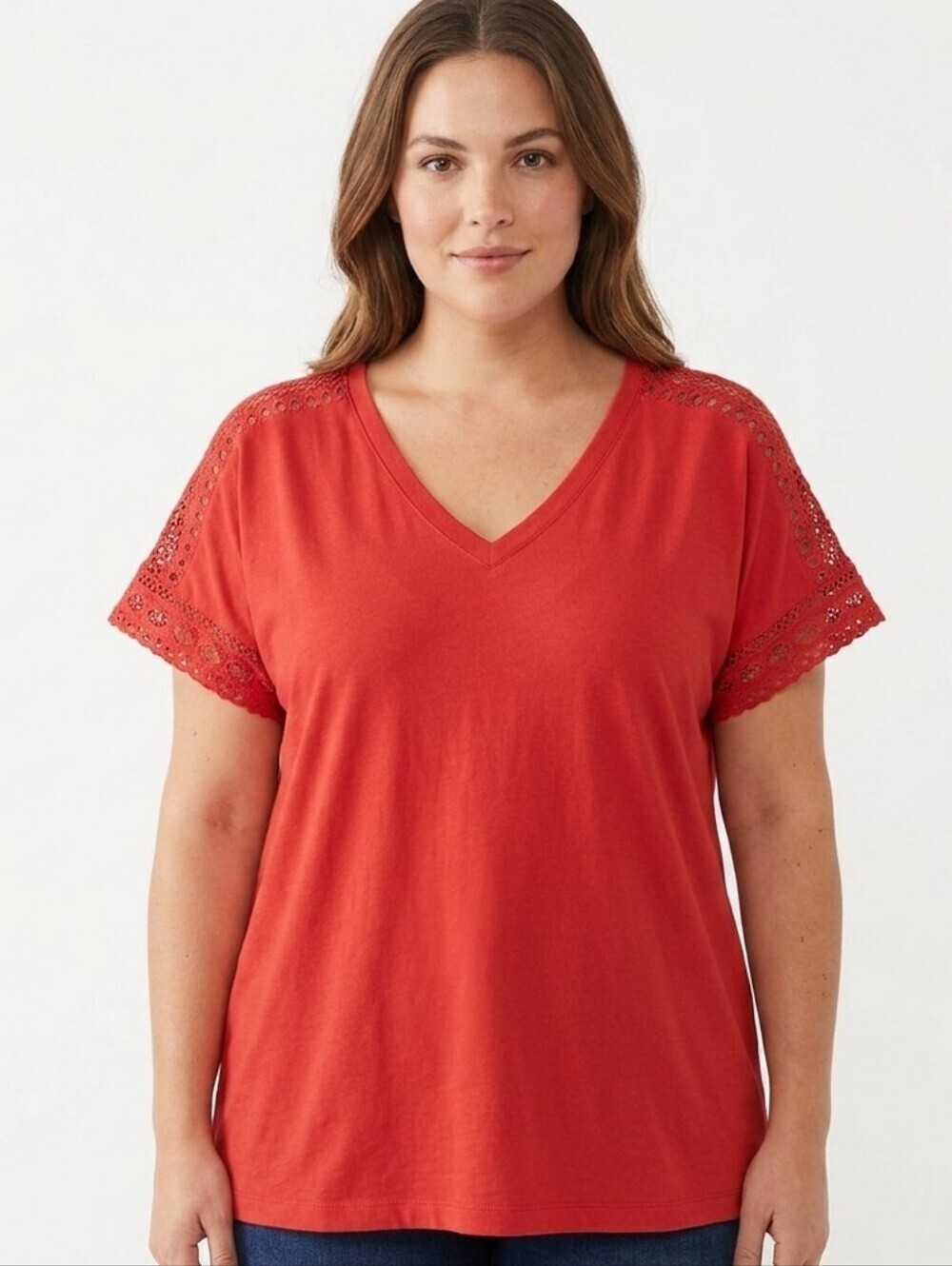 Lauren Ralph Lauren XL Red Blouse